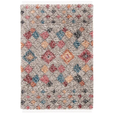 Safavieh 9 x 12 ft. Morocco Power Loomed Rectangle Area Rug Grey & Multi Color MRC989G-9